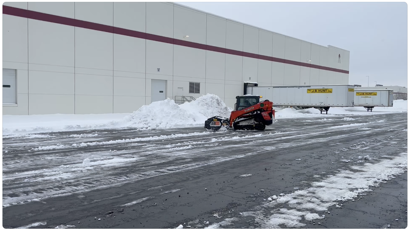 Snow Removal landscaping project in Northern Utah